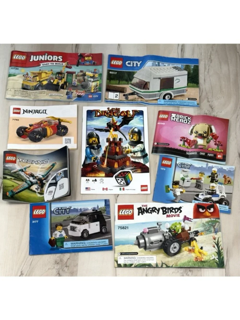 Lot 30 LEGO Instruction Book MANUALS Magazine Star Wars City Ninjago Brick Headz